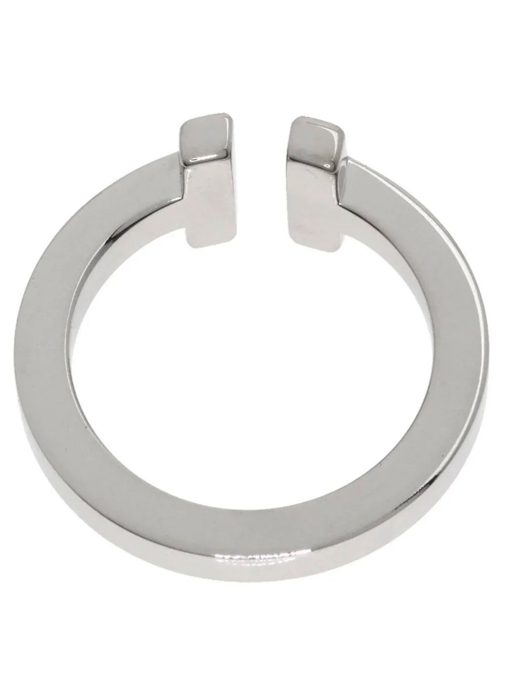 Tiffany & Co T Wire Ring 18k White Gold